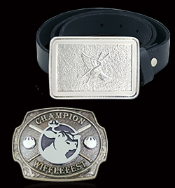 Winged Foot Golf Club and Wifflefest Belt Buckle